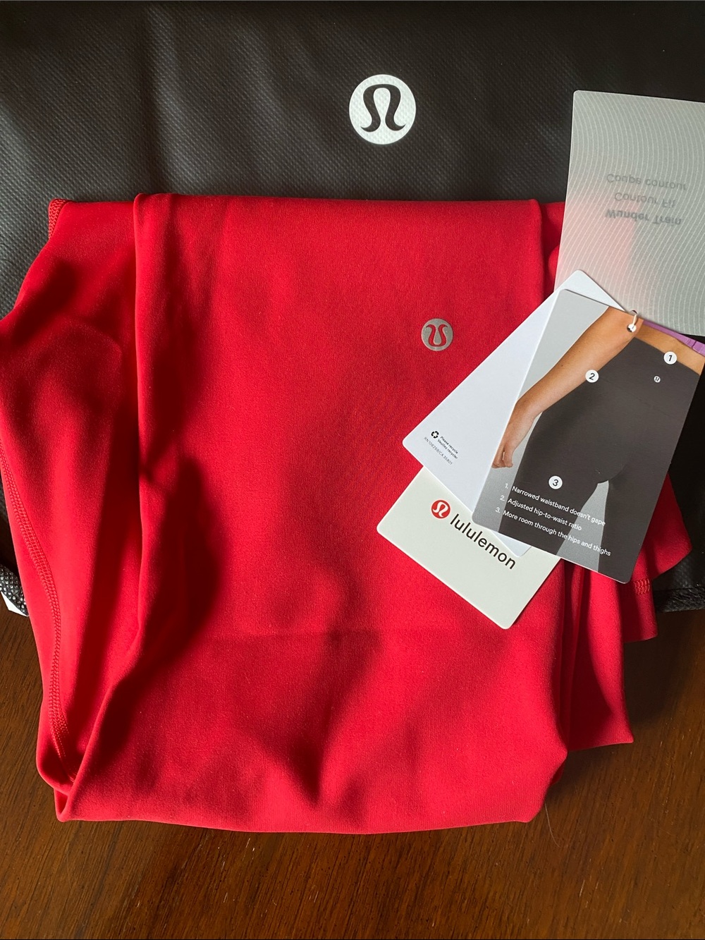 lululemon athletica Bright Red Cropped Leggings - Picture 5 of 5